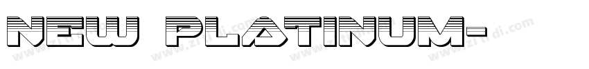 New Platinum字体转换